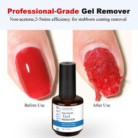 LOUINSTIC at-home manicure on sofa showing comfortable quick removal