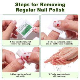 LOUINSTIC nail after removal smooth surface, nourished finish without damage