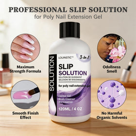 LOUINSTIC bottle beside ruler showing 120ml scale, clear size and value benefit