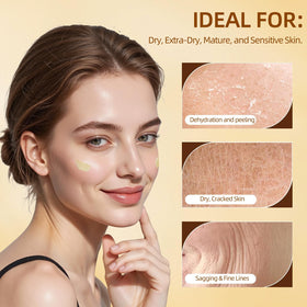 LOVAYON application demo spreading melted balm for targeted moisturizing