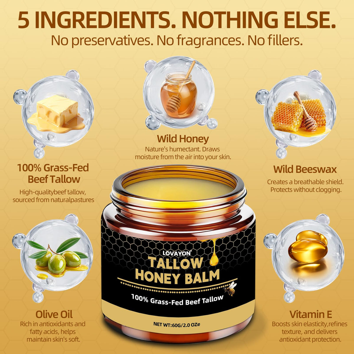 LOVAYON balm melting between fingertips into silky oil for easy application