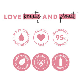 Love Beauty and Planet bottle on vanity suggesting daily skincare ritual