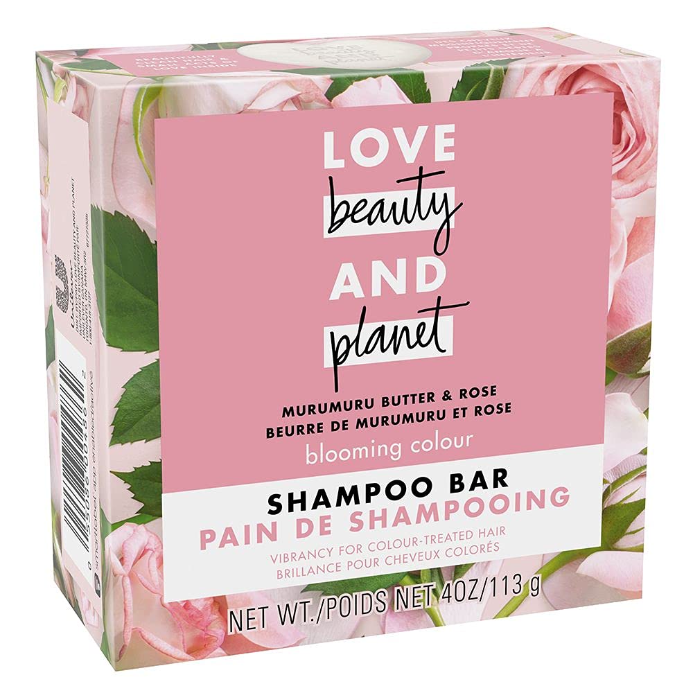 Love Beauty And Planet shampoo bar close-up texture highlighting creamy lather