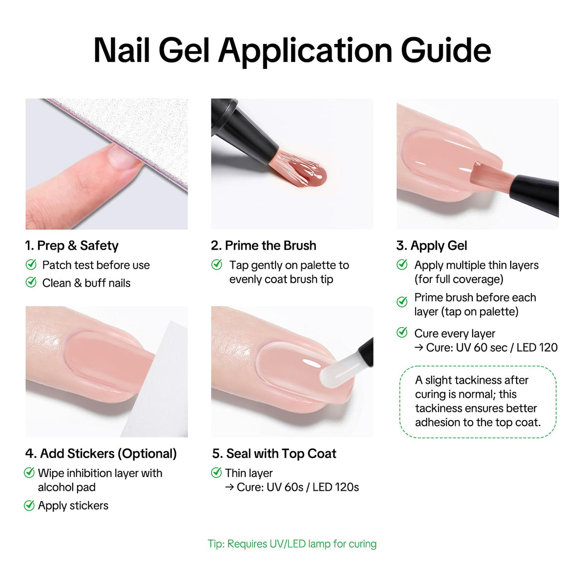 Love easy French manicure demo showing clean lines and professional results