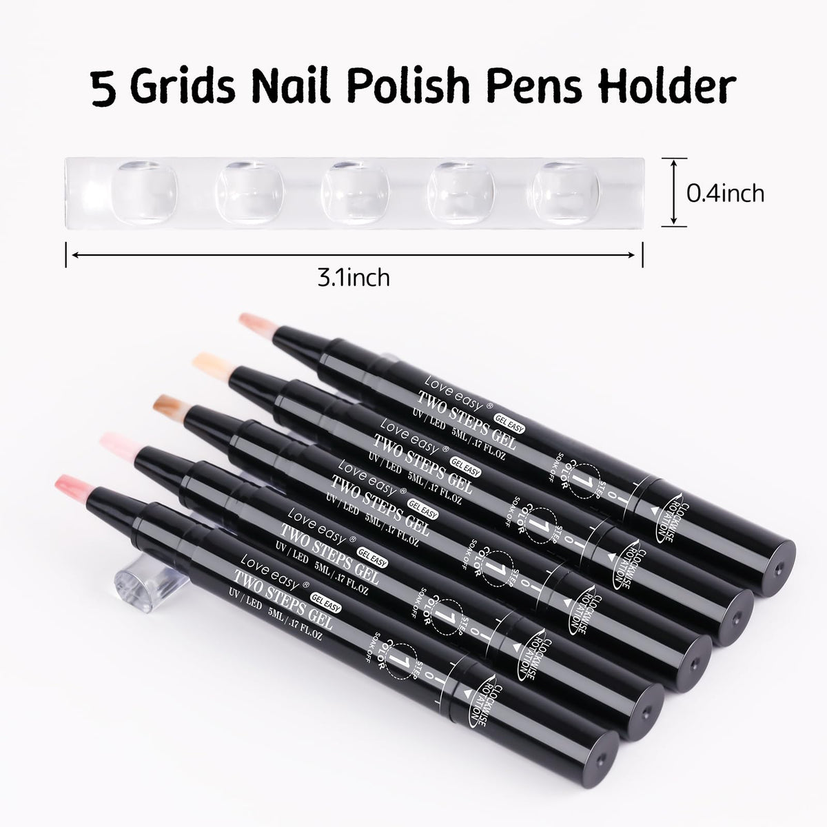 Love easy pens inside a travel bag showing portability and leak-safe design