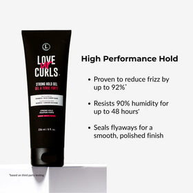 Love Ur Curls comparison showing reduced frizz and enhanced curl clumps