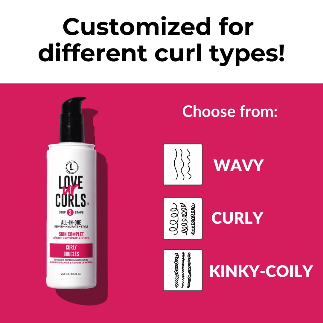 Love Ur Curls results with defined frizz-free curls and natural bounce