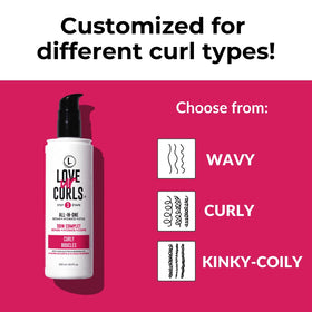 Love Ur Curls results with defined frizz-free curls and natural bounce
