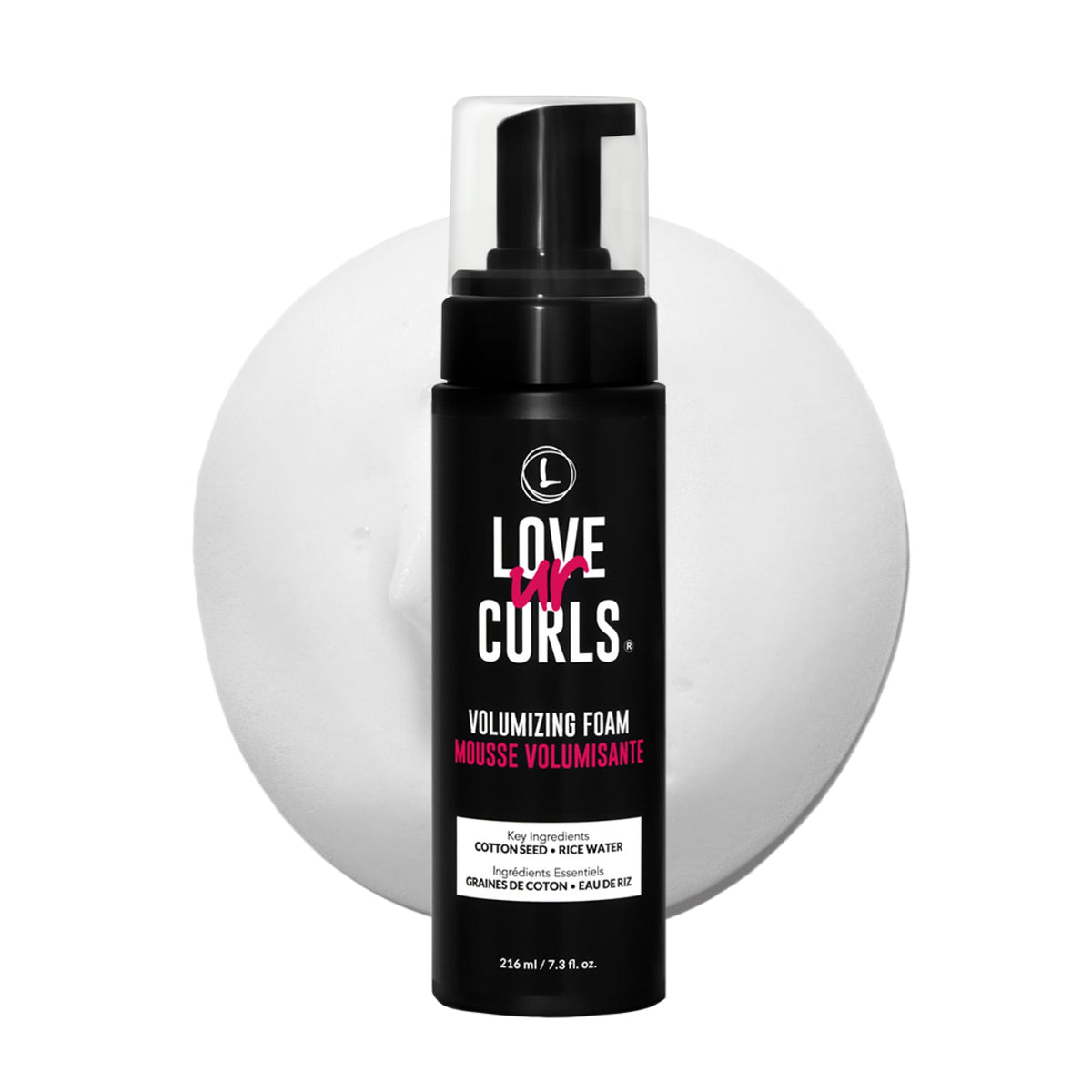 Love Ur Curls front packaging showing product and size for easy identification