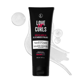 Love Ur Curls front jar shot showing product and packaging with clear benefits