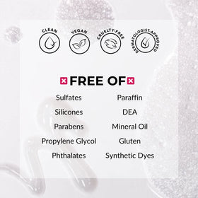 Love Ur Curls shampoo and conditioner in shower indicating gentle cleansing benefit