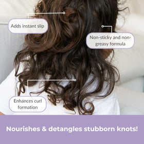 Love Ur Curls with sunflower and watermelon seed bottles, natural hydration