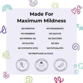 Love Ur Curls ingredient label close-up highlighting fragrance-free formula