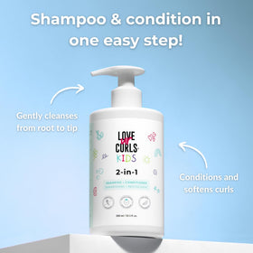 Love Ur Curls pouring creamy texture demonstrating slip for detangling