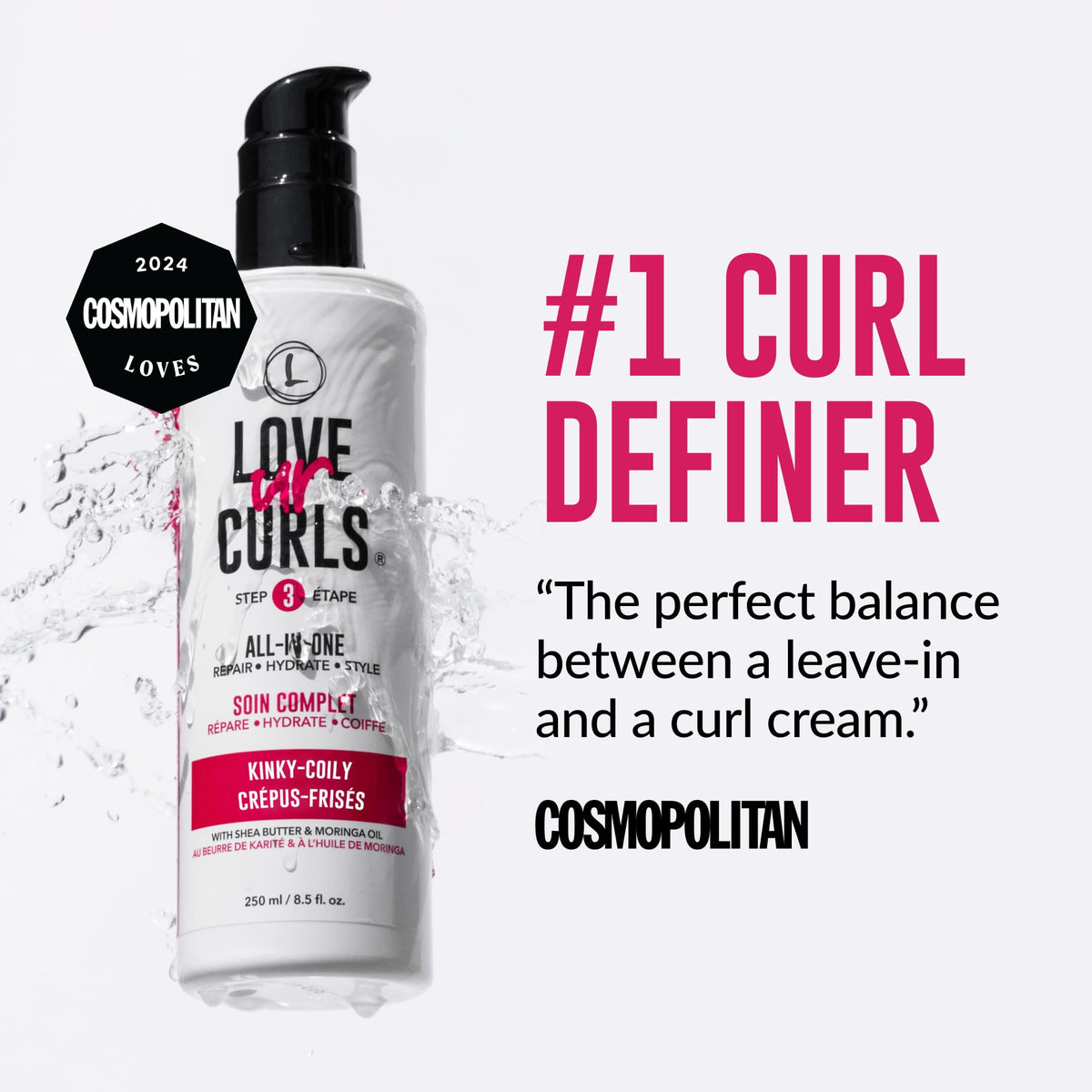 Love Ur Curls lifestyle wash day scene with relaxed routine and touchable curls