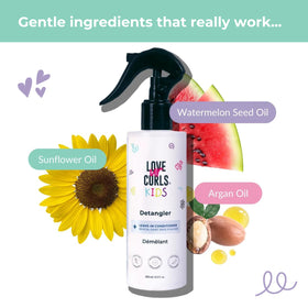 Love Ur Curls bottle in hand to show 250mL scale and portability