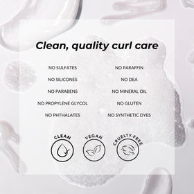 Love Ur Curls 50mL size comparison bottle next to hand showing travel-friendly capacity benefit