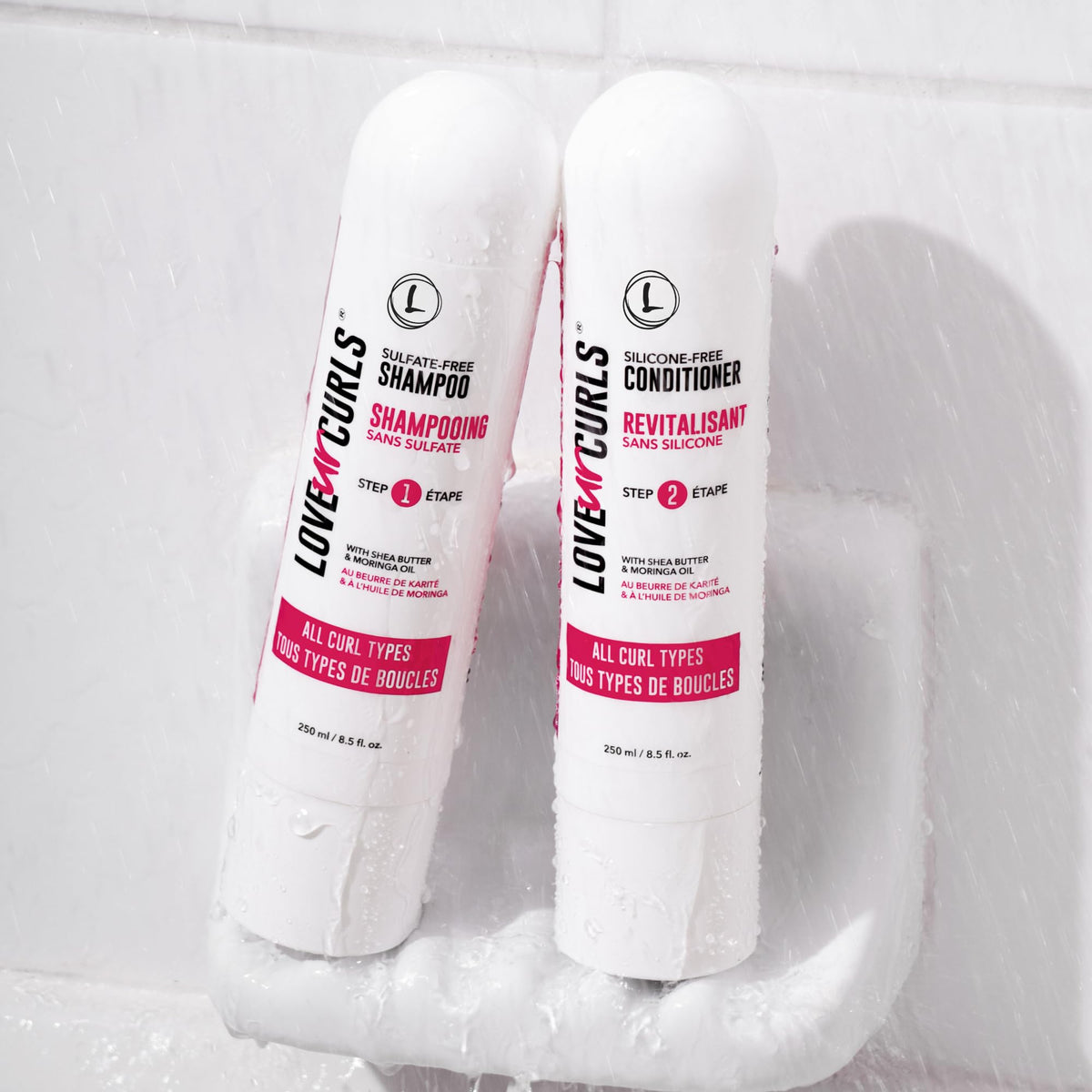 Love Ur Curls cream texture in hand demonstrating rich moisture