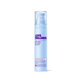 Love Wellness bottle front view showing clean packaging and benefits