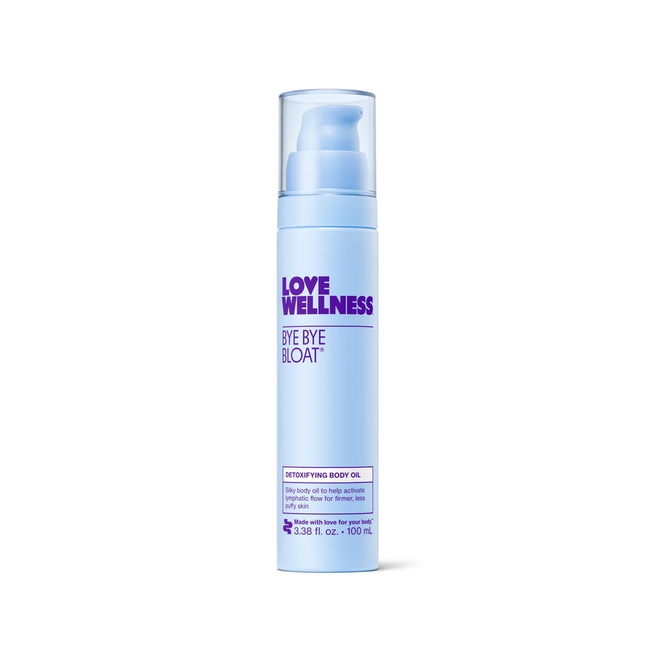 Love Wellness bottle front view showing clean packaging and benefits