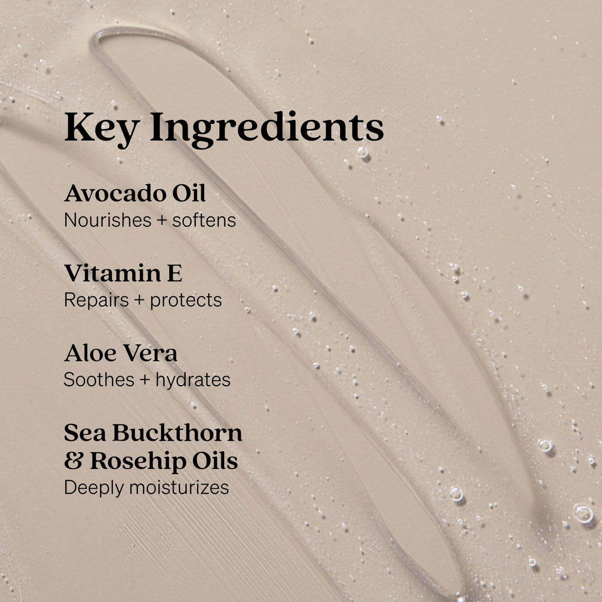 Loved01 close-up of creamy foam texture conveying gentle hydration