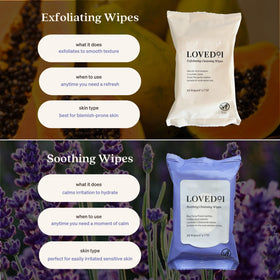 Loved01 wipe close-up texture showing soft fibers and moisture