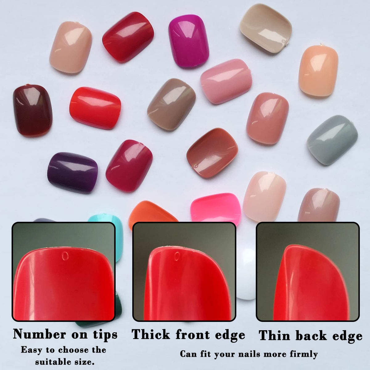 LoveOurHome glossy nail surface detail showing shine and durable texture