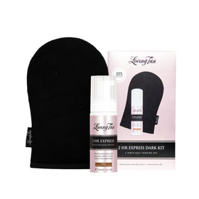Loving Tan front packaging showing compact travel kit and benefits
