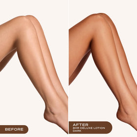 Loving Tan applicator mitt applying lotion demonstrating even coverage benefit
