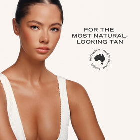 Loving Tan arm application showing even coverage and natural finish