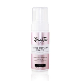 Loving Tan front packaging showing Ultra Dark bottle and benefit of deep bronzing