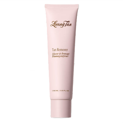Loving Tan bottle front view showing label and product benefit