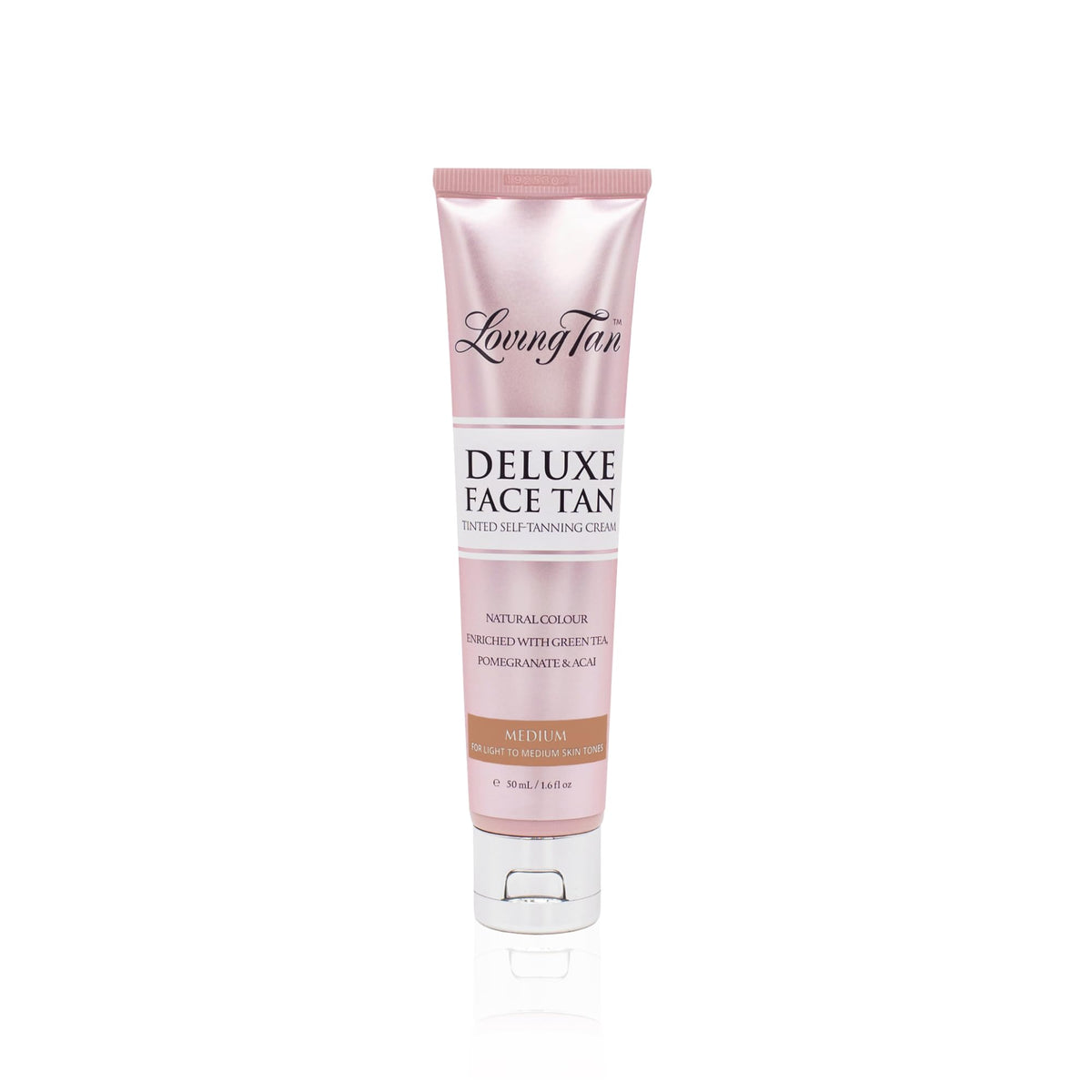 Loving Tan front packaging showing product and branding for easy identification and trust