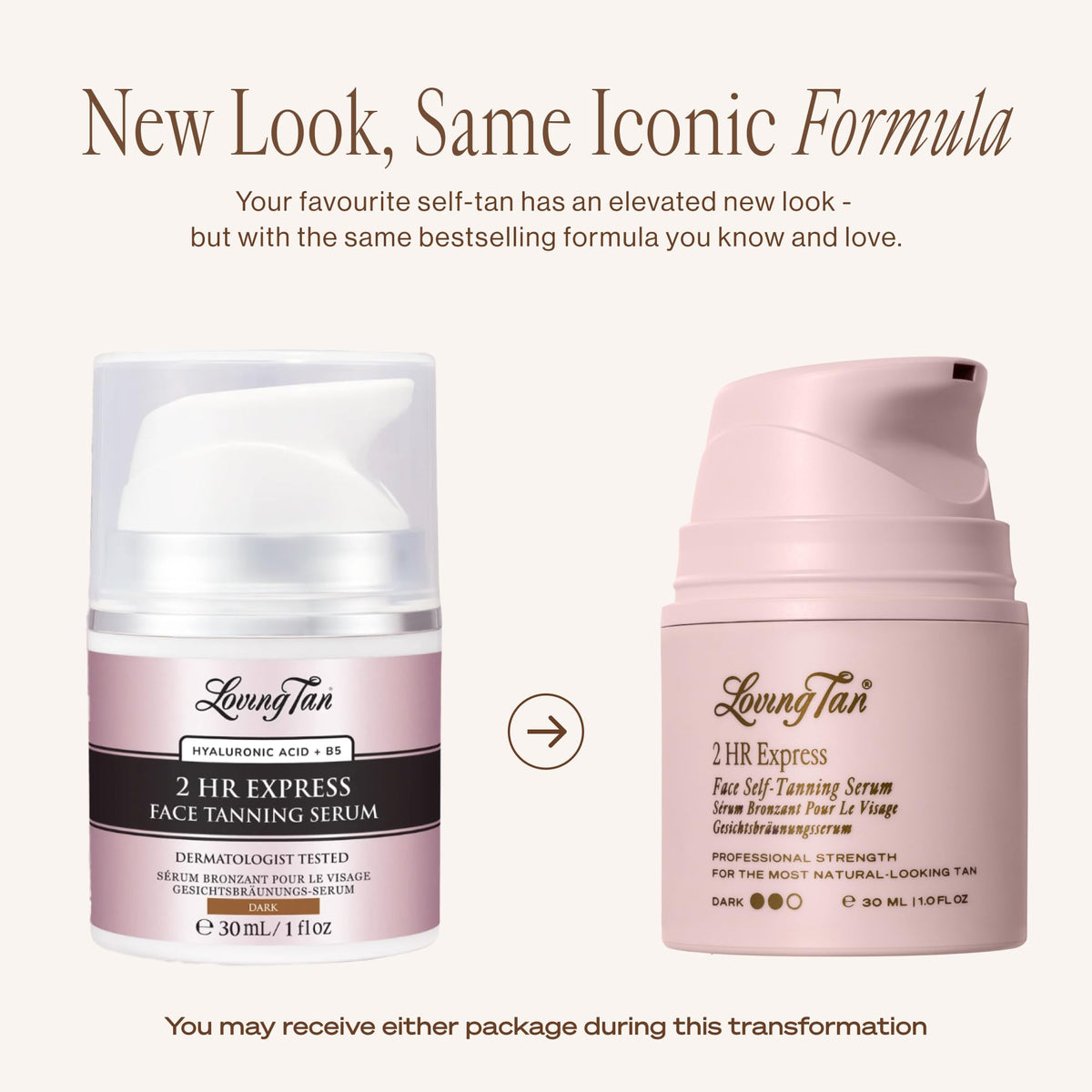 Loving Tan serum texture on fingertip, demonstrating lightweight hydration and easy spread
