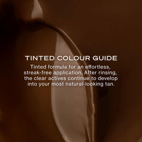 Close-up of hyaluronic acid on label, highlighting Loving Tan hydration benefits