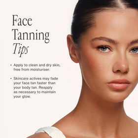 Loving Tan product label with Ecocert and vegan icons to communicate safe ingredients