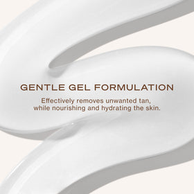 Loving Tan gel applied to hand demonstrating easy application benefit