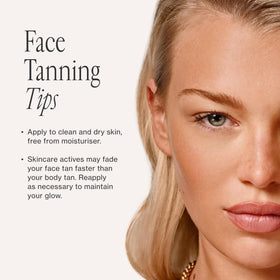 Loving Tan ingredient label with Ecocert DHA and hydrating actives
