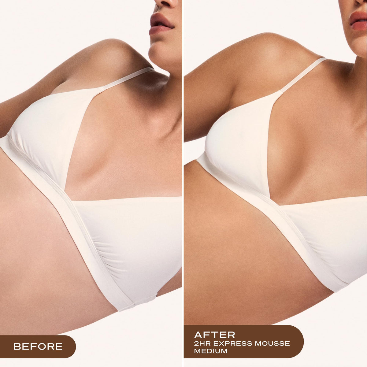 Loving Tan applicator mitt close-up demonstrating smooth, streak-free application