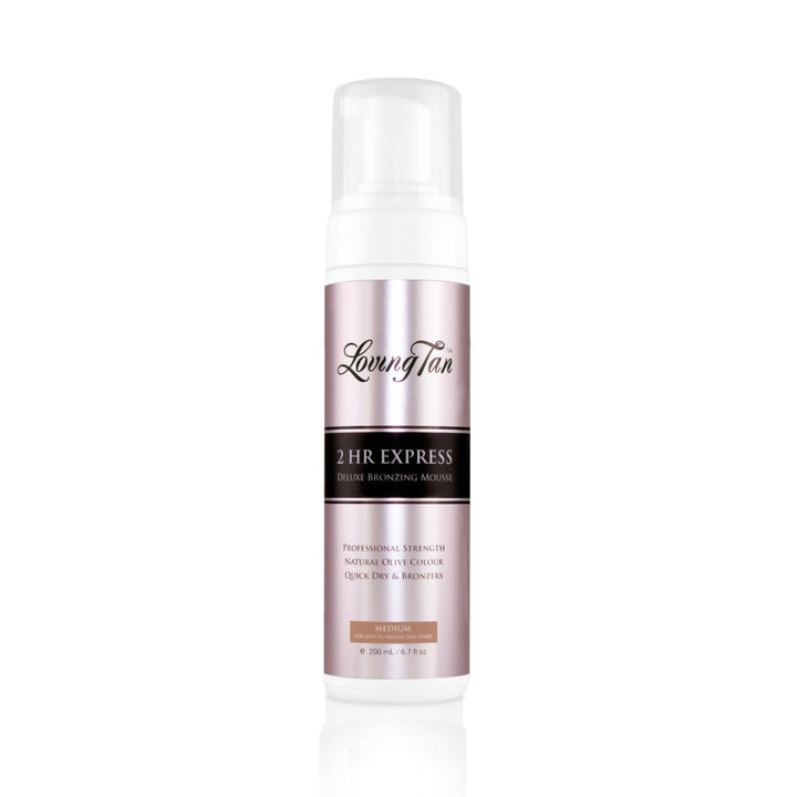 Loving Tan front packaging showing bottle and label for quick identification and trust