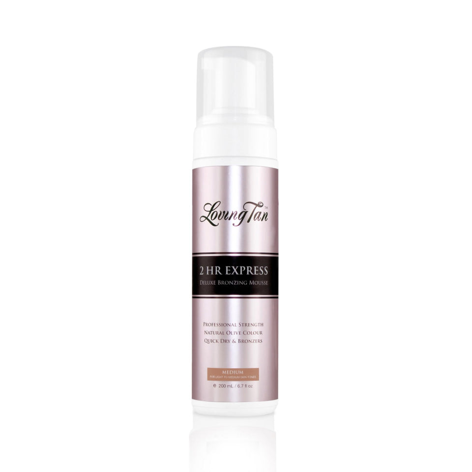 Loving Tan front packaging showing bottle and label for quick identification and trust