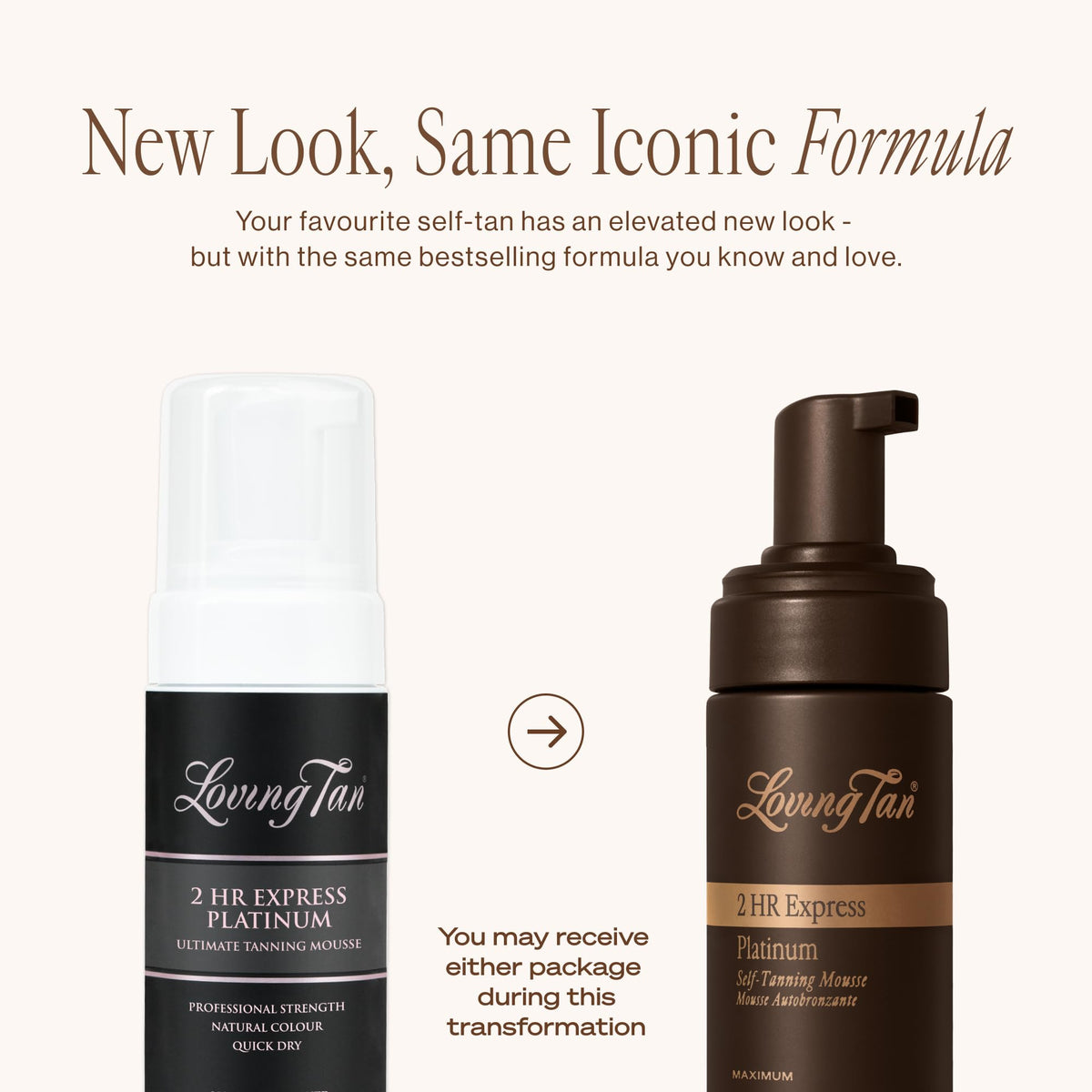Loving Tan mousse texture close-up showing rich foam for even coverage