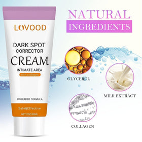 LOVOOD being applied to underarm showing gentle, quick-absorbing action