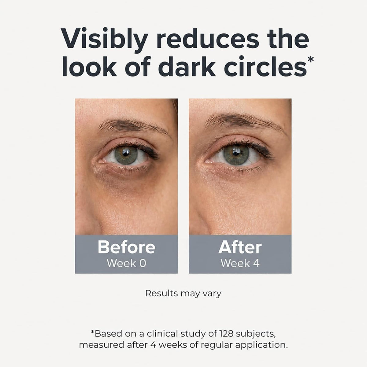 Loxadz roller applied under eye during morning routine for brightening effect