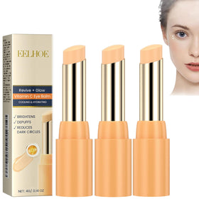 LOYOTICE front packaging showing three eye balm sticks and key benefits