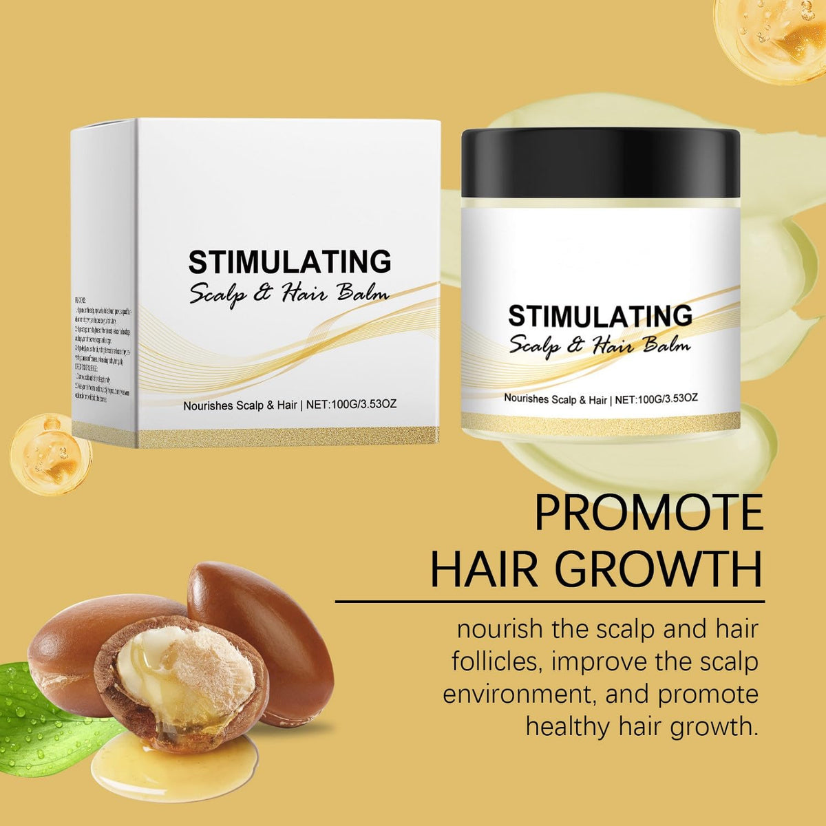 LOYOTICE shea and mango butters displayed, illustrates natural moisturizing ingredients