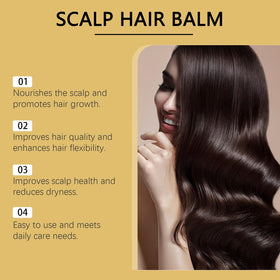 LOYOTICE applied to hair lengths close-up, adds shine and reduces frizz