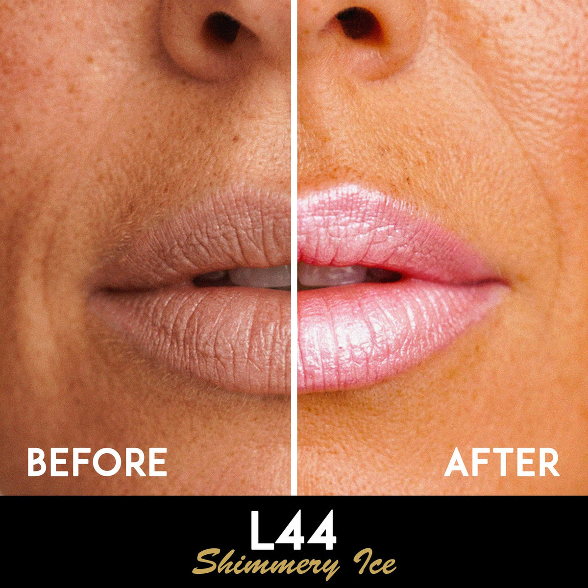 L'Paige L44 creamy texture close-up highlighting smooth, hydrating finish