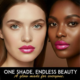 L'Paige lifestyle evening look of model wearing L53 showing radiant polished style