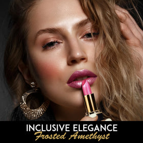 L'Paige open bullet texture displaying creamy finish and smooth glide benefit